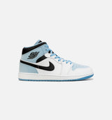 Air Jordan 1 Retro Mid SE Ice Blue Mens Lifestyle Shoe - White/Blue