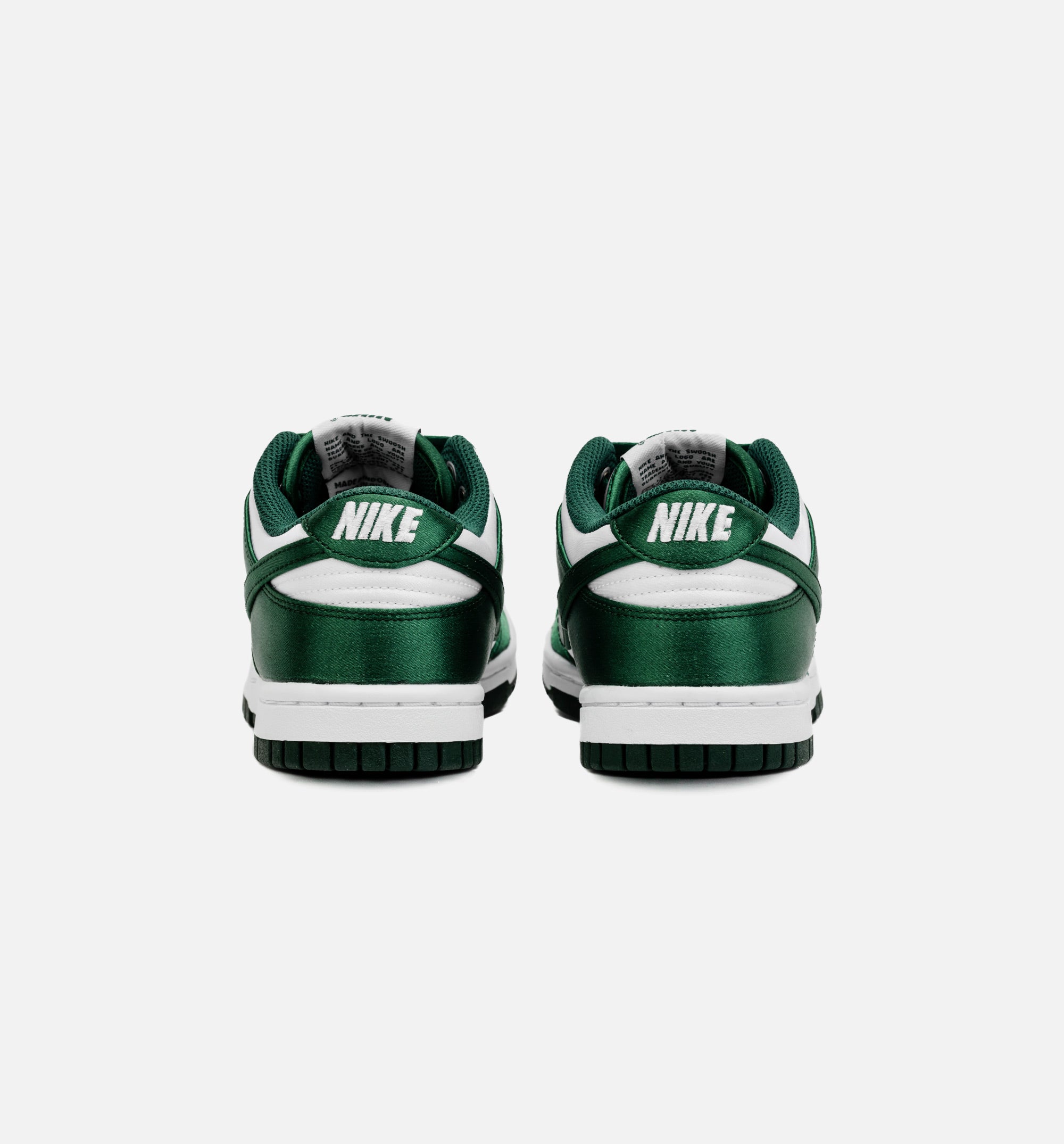 Nike DX5931-100 Dunk Low Satin Green Womens Lifestyle Shoe - White ...