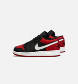 Air Jordan 1 Retro Alternate Bred Toe Grade School Lifestyle Shoe - Black/Red