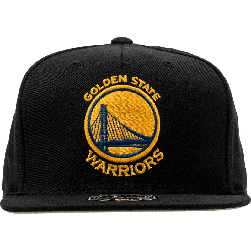 Mitchell & Ness (sld) G199 TSC 5 WARRI Mitchell and Ness Golden State  Warriors NBA High Crown Fitted Hat Men's - Black/Yellow –