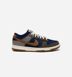 NIKE FQ8746-410
 Dunk Low Tweed Corduroy Mens Lifestyle Shoe - Midnight Navy/Ale Brown/Pale Ivory Free Shipping Image 0