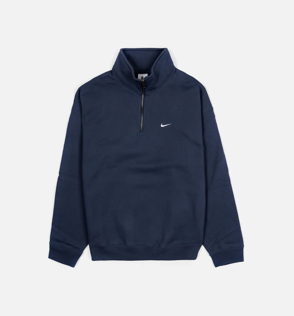 Nike DQ5209-437-2XL Solo Swoosh Half Zip Mens Jacket - Blue