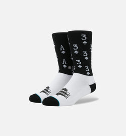 STANCE M558C16ACE-BLK
 Aces Socks Men's - Black/White Image 0
