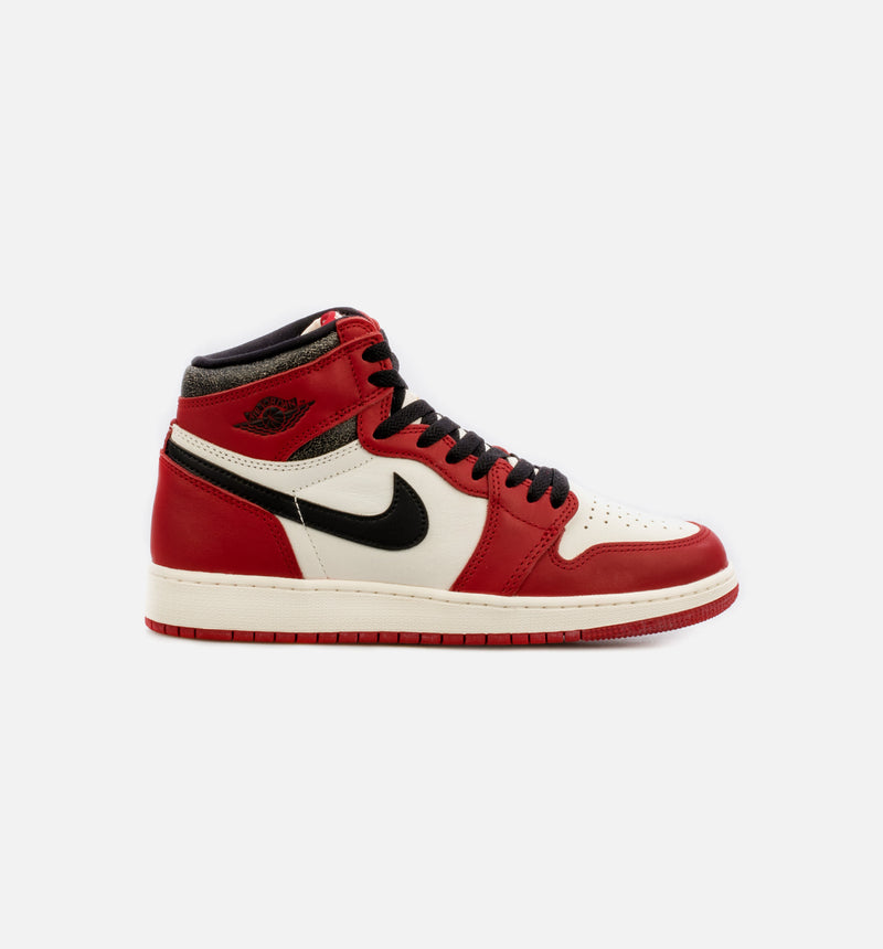 Jordan retro 1 high shop og - men's sail/black/red