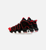 Air More Uptempo Red Toe Mens Basketball Shoe - Black/Red