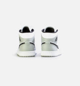 Air Jordan 1 Mid Smoke Grey Mens Lifestyle Shoe - Black/Grey