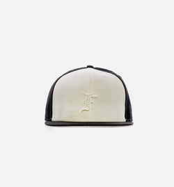 NEW ERA 60224486
 Fear Of God Essentials 59Fifty Fitted Cap Mens Hat - Black/White Image 0