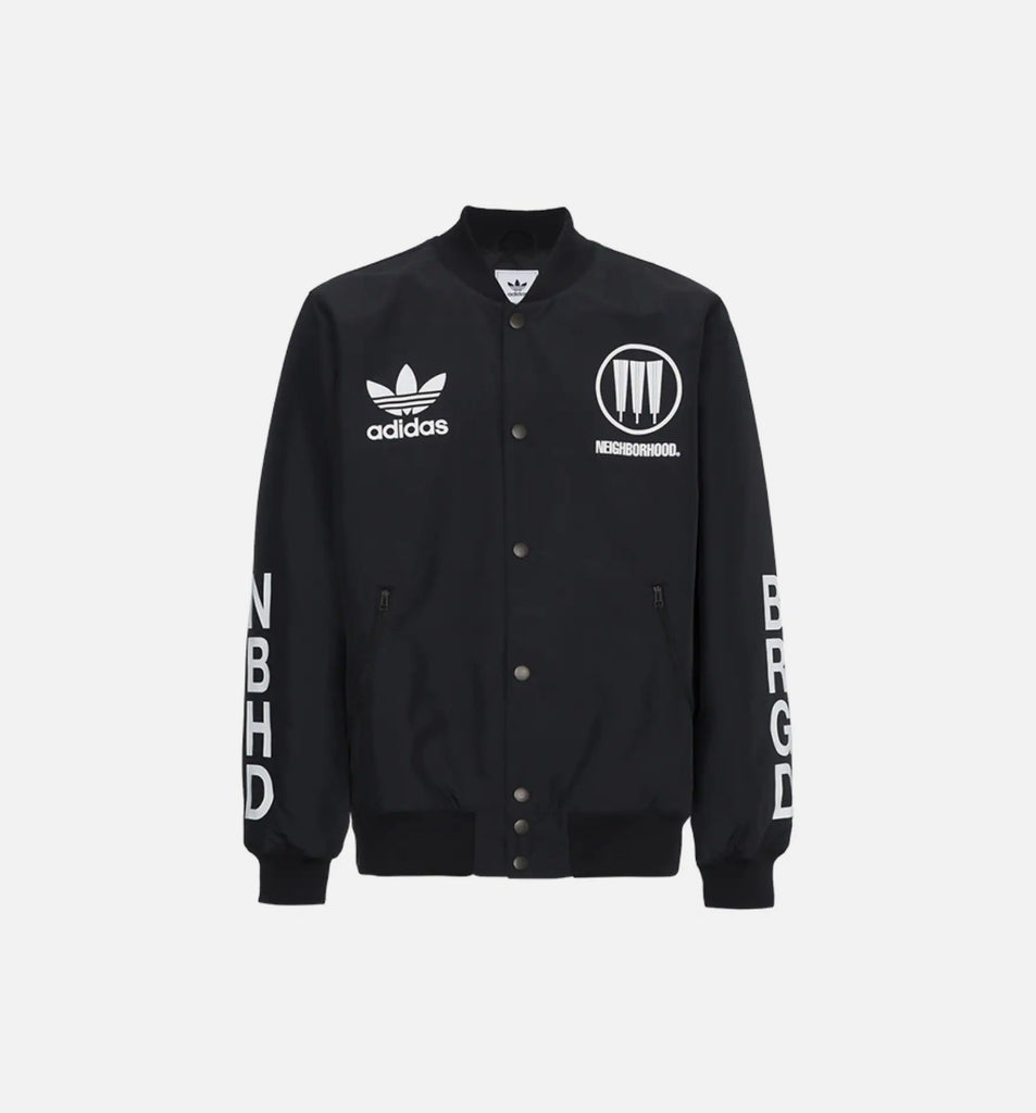Adidas Consortium CD7732 Neighborhood Mens Stadium Jacket - Black