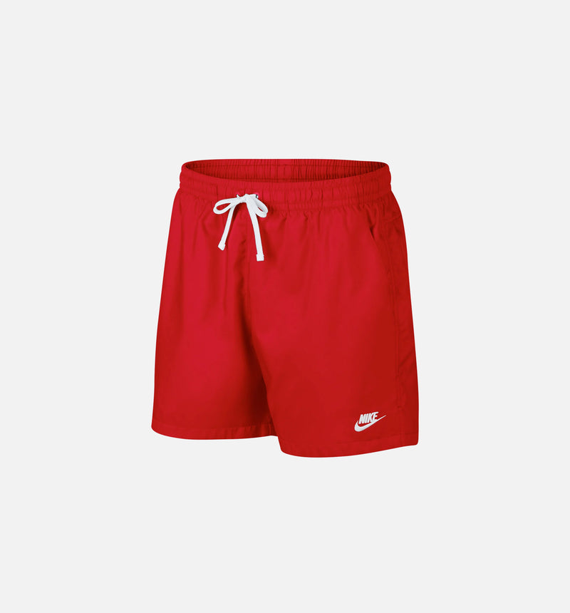 Sportswear Woven Mens Shorts - Red