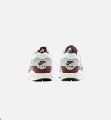 Air Max 1 Wolf Grey Mens Lifestyle Shoe - White/Brown