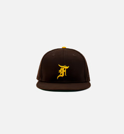 NEW ERA 60363735
 F.O.G. 59Fifty Mens Fitted Hat - Brown/Yellow Image 0
