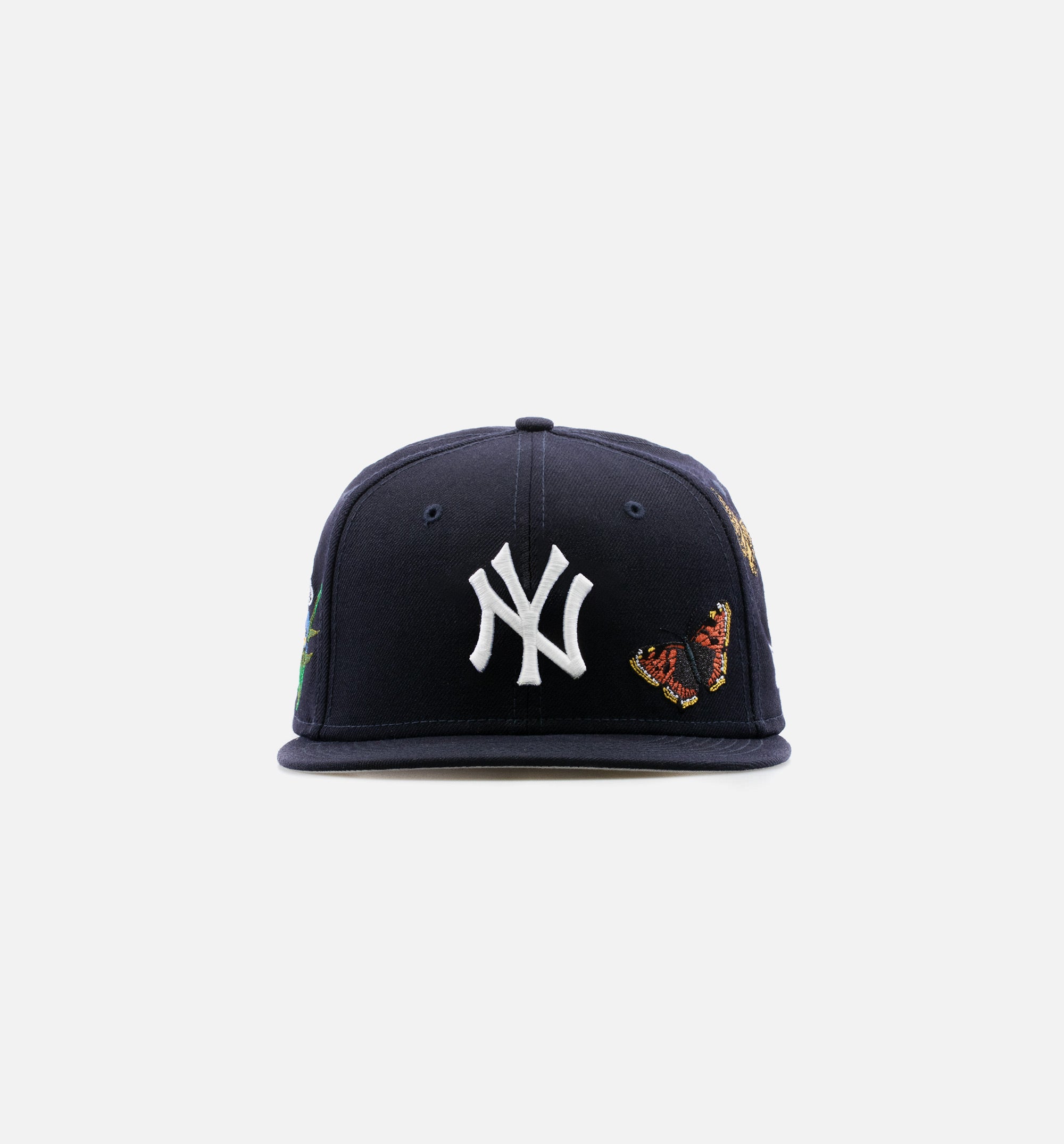 New Era New York Yankees Fitted Hat Team Logo Allover Custom Dark