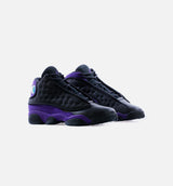 Air Jordan 13 Retro Court Purple Grade School Lifestyle Shoe - Black/White/Court Purple Free Shipping