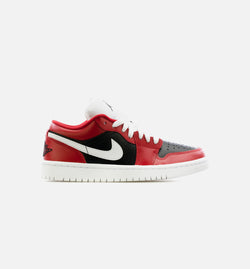 JORDAN DC0774-603
 Air Jordan 1 Low Chicago Flip Womens Lifestyle Shoe - Red/Black Limit One Per Customer Image 0