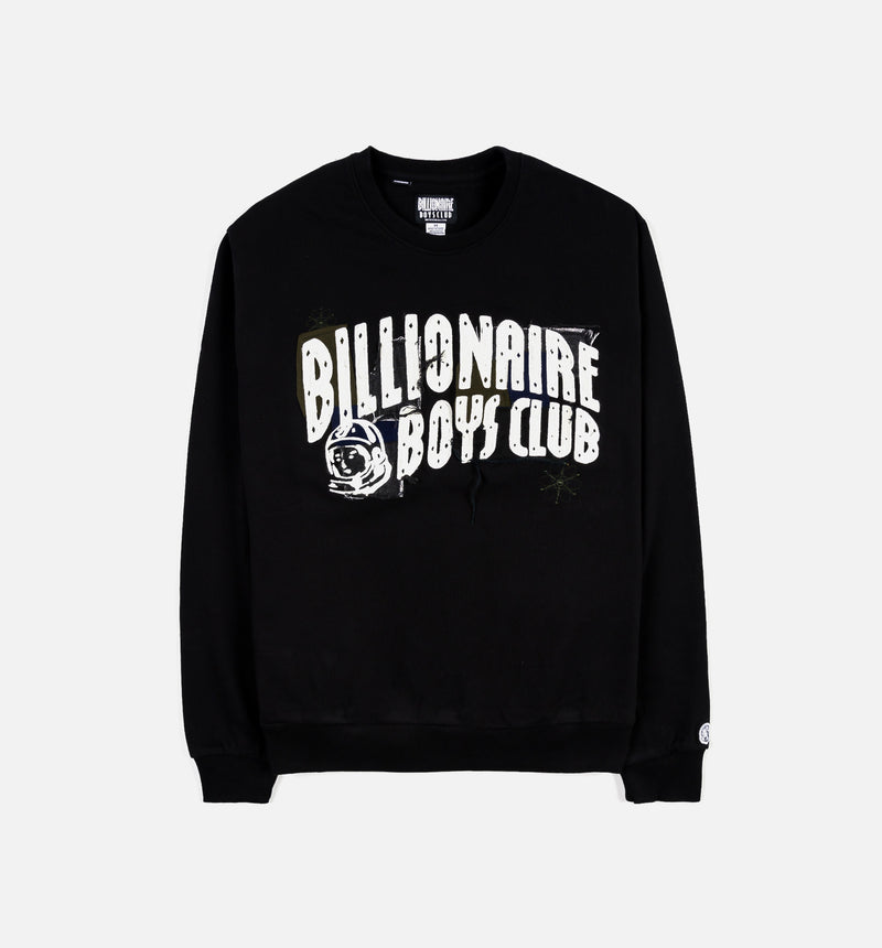 Billionaire Boys Club 831-8306 BB Arch Logo Mens Crewneck - Black