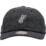 San Antonio Spurs NBA Slouched Strapback Men's - Black/White