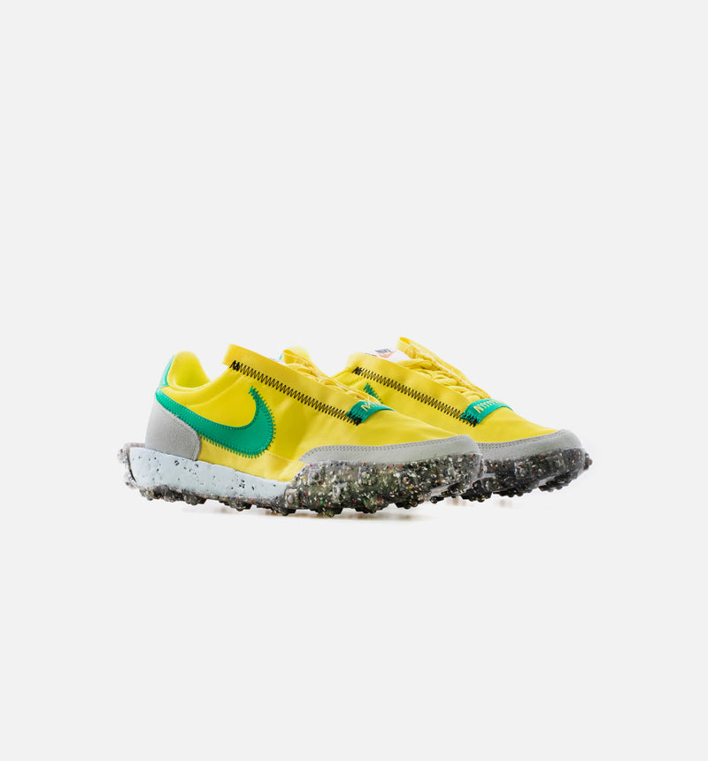 Waffle Racer Crater Womens Lifestyle Shoe - Yellow Strike/Photon Dust/Chambray Blue/Roma Green