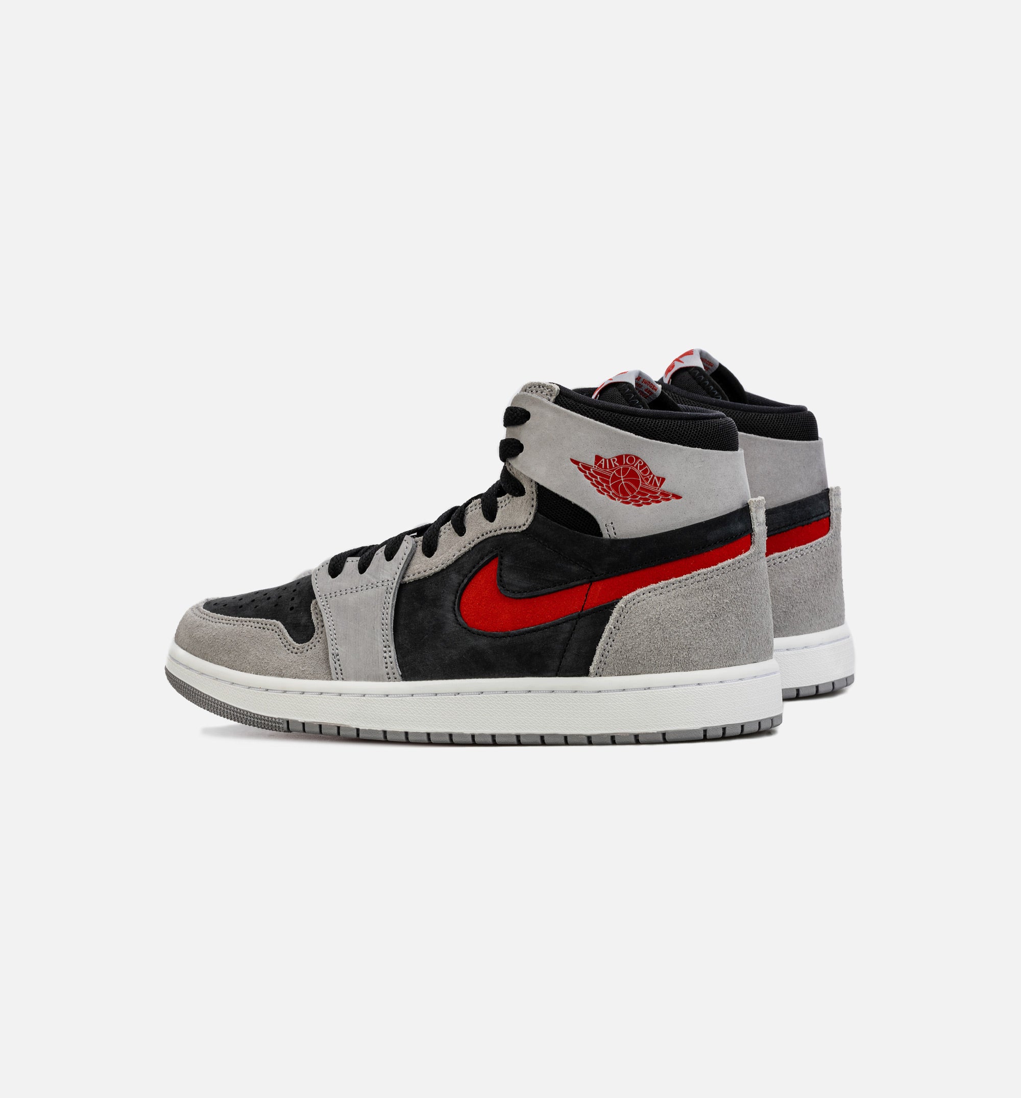 Aj1 grey store crimson