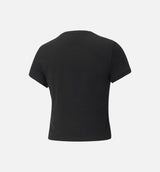 Dua Lipa Slim Tee Womens T-Shirt - Black