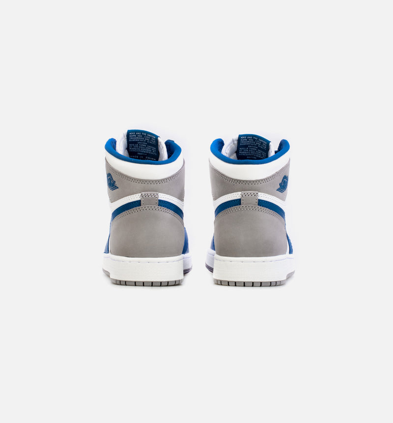 Air Jordan 1 High OG True Blue Grade School Lifestyle Shoe - Blue/White Free Shipping