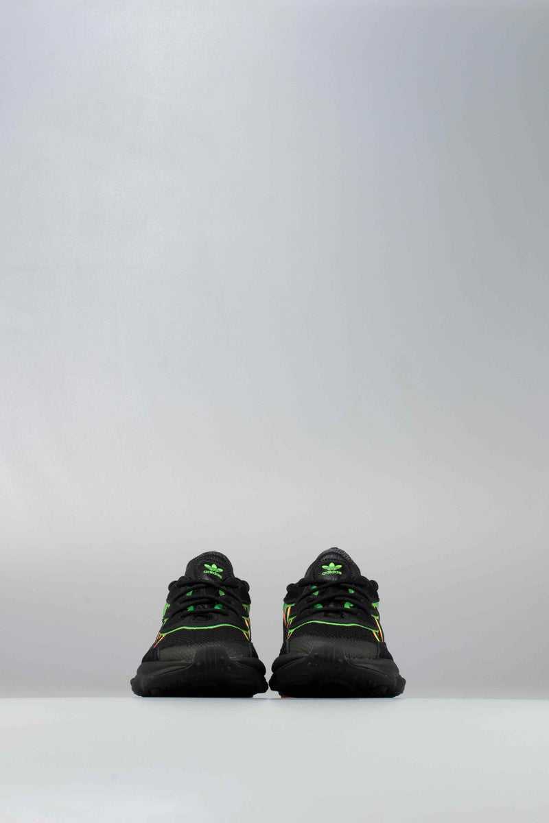 Ozweego Mens Running Shoe - Black/Green/Orange