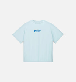 CONVERSE 10025969-A01
 FRGMT Mens Short Sleeve Shirt - Blue Image 0