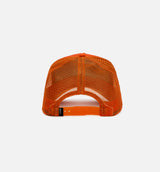 Lone Wolf Trucker Mens Hat - Orange