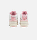 Air Jordan 2 Retro Soft Pink Womens Lifestyle Shoe - Summit White/Medium Soft Pink Free Shipping