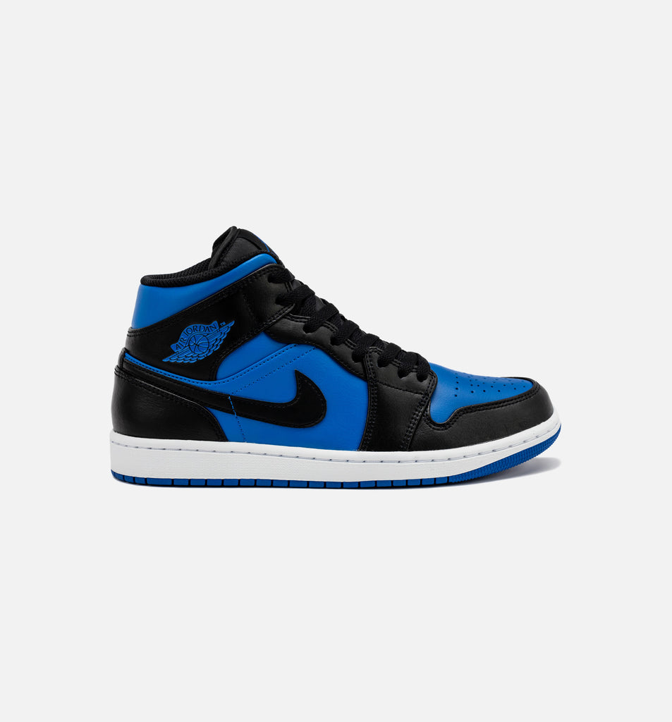 Jordan DQ8426 042 Air Jordan 1 Retro Mid Varsity Royal Mens Lifestyle Shoe Blue Black ShopNiceKicks