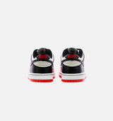 NBA Dunk Low EMB Chicago Grade School Lifestyle Shoe - Sail/Black/Chile Red Limit One Per Customer