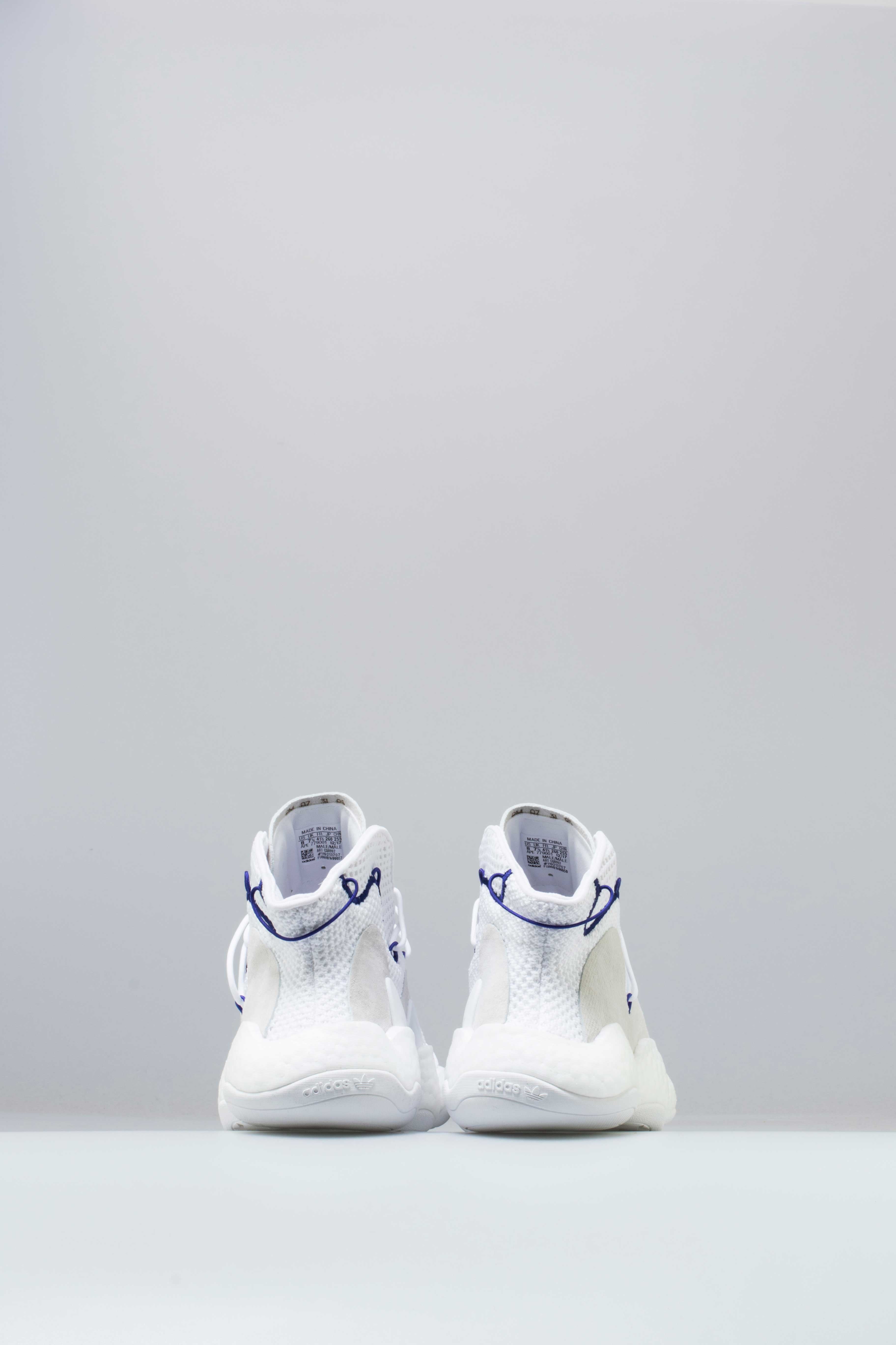 adidas CQ0992 Crazy Boost Mens Shoe - White/Black/Purple ShopNiceKicks.com adidas CQ0992 Crazy Boost Mens Shoe - White/Black/Purple ShopNiceKicks.com