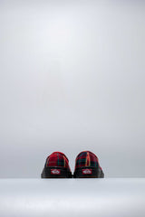 Authentic Plaid Mens Shoes - Red/Black