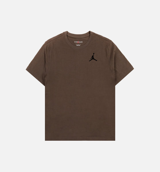 Jordan DC7485-274 Jumpman Mens Short Sleeve Shirt - Brown ...