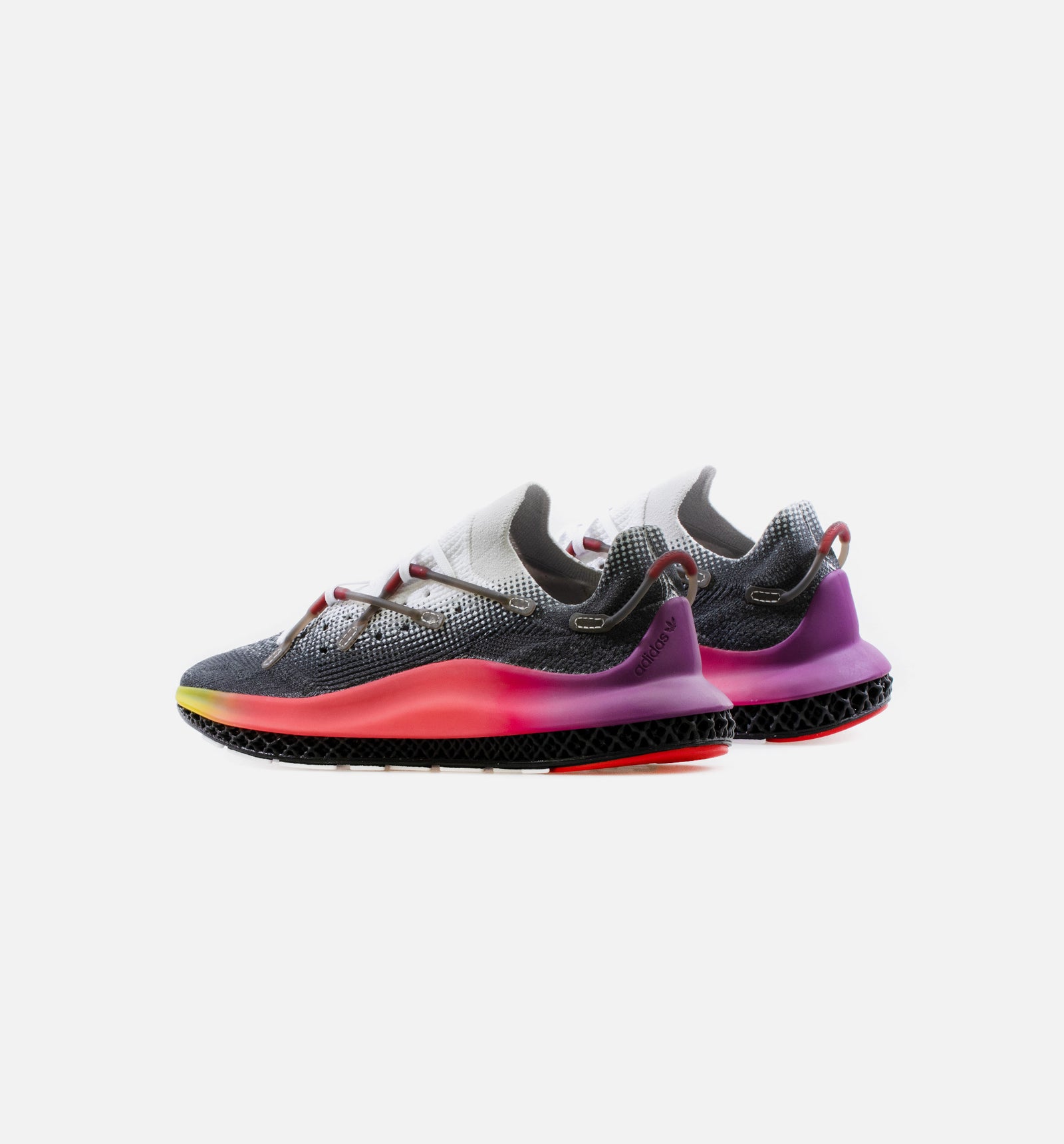 adidas FY3609 4D Fusio Mens Lifestyle Shoe - White/Purple 