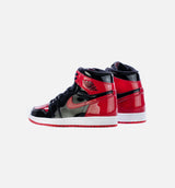 Air Jordan 1 High OG Patent Bred Mens Lifestyle Shoes - Black/White/Varsity Red Limit One Per Customer