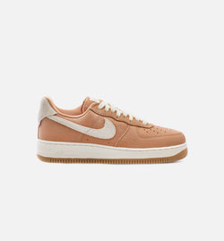 NIKE DO6676-200
 Air Force 1 Craft Light Cognac Mens Lifestyle Shoe - Brown/White Image 0