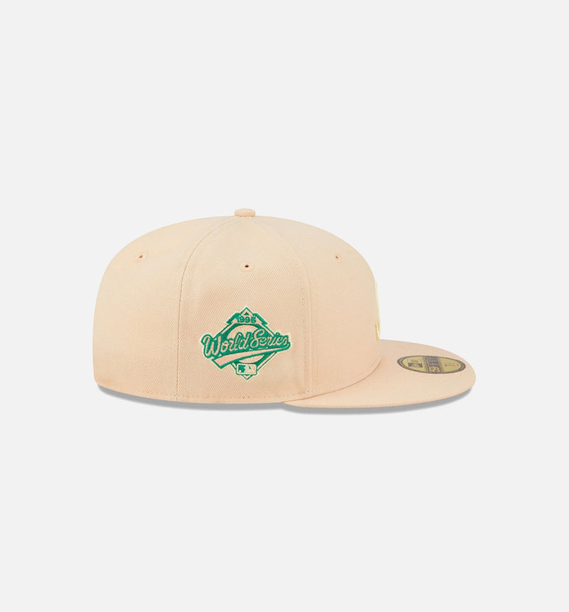 Men's New Era Green Atlanta Braves White Logo 59FIFTY Fitted Hat