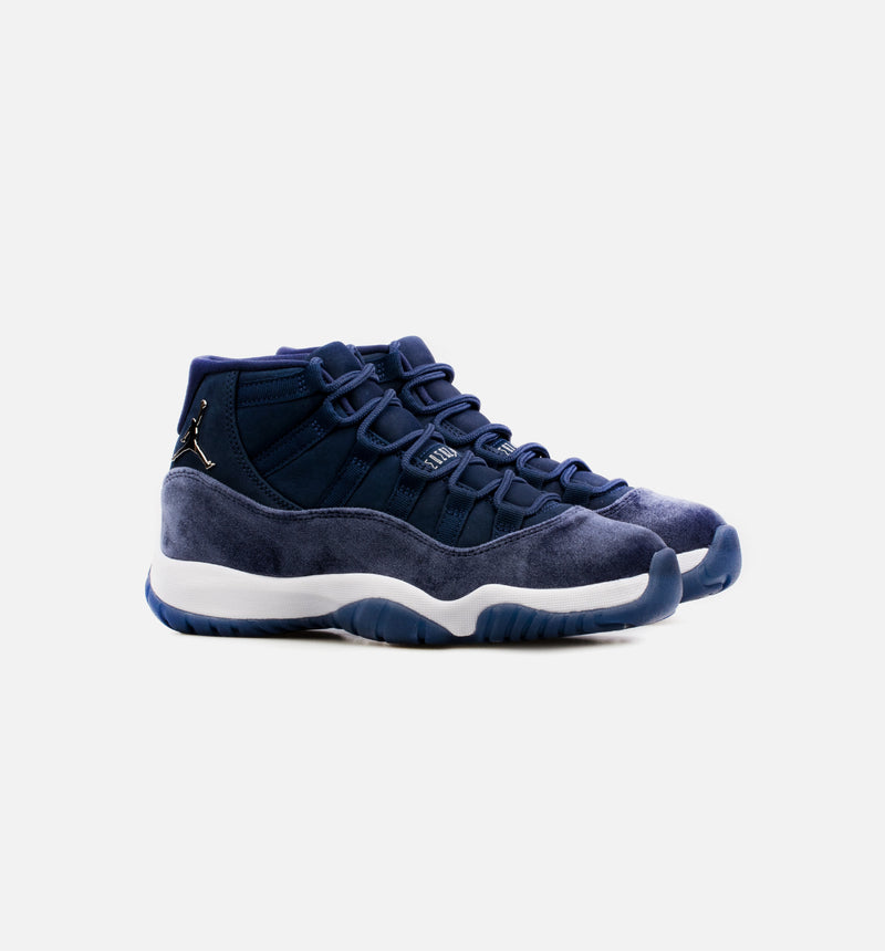 Air Jordan 11 Midnight Navy Womens Lifestyle Shoe - Blue