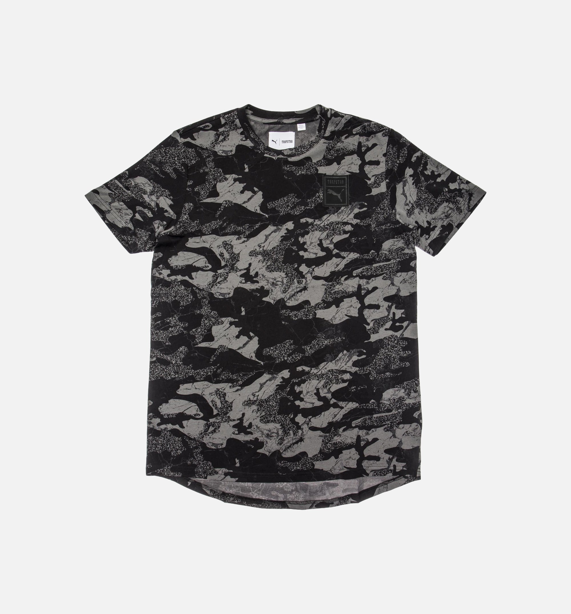 Trapstar Camo Decoded Cotton T-shirt in Black for Men