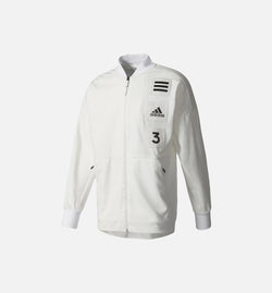 ADIDAS B47248
 Coach Jacket Men's - White/Black Image 0