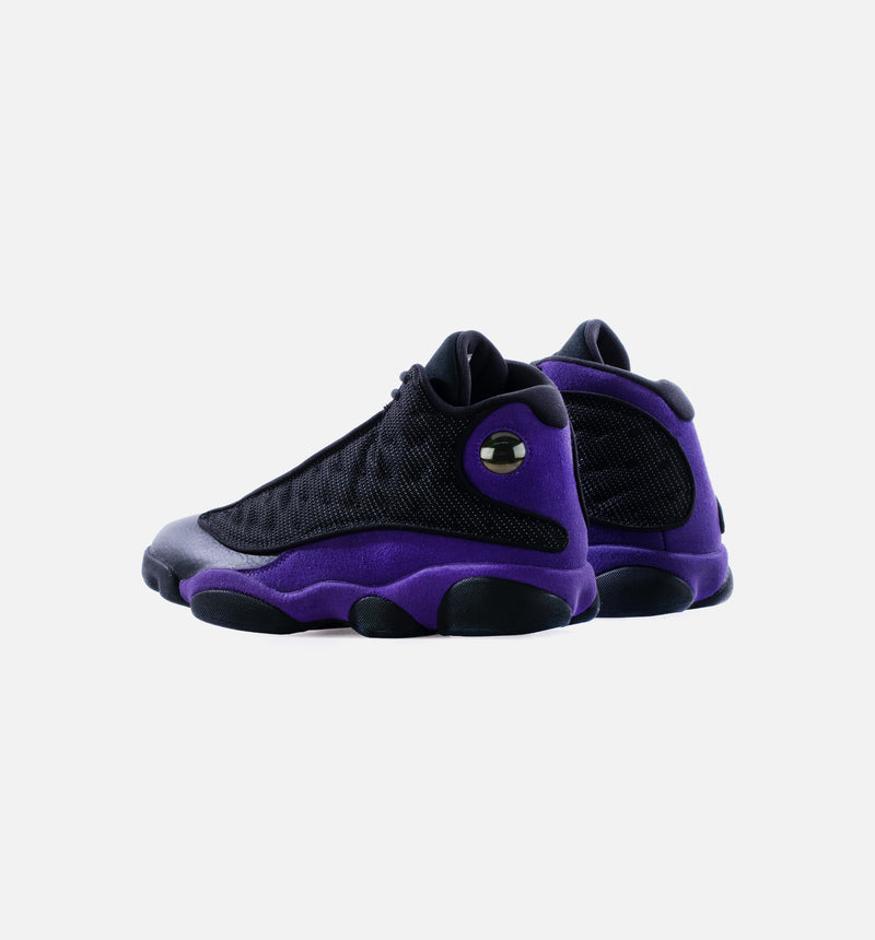 Air Jordan 13 Retro Court Purple Mens Lifestyle Shoe - Black/White/Court Purple Free Shipping