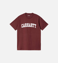 CARHARTT WIP I028990_12X
 University Tee Mens Short Sleeve Shirt - Red Image 0