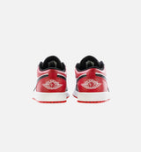 Air Jordan 1 Low Bred Toe Mens Lifestyle Shoe - White/Black/University Red Limit One Per Customer