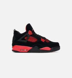 JORDAN CT8527-016
 Air Jordan 4 Retro Red Thunder Mens Lifestyle Shoe - Black/Red Limit One Per Customer Image 0