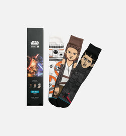 STANCE M545D16FOA-BLK
 Star Wars the Force Awakens 3 Pack Socks - Black Image 0