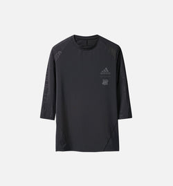 ADIDAS CONSORTIUM CZ5951
 Undftd X adidas Collection Alphaskin Tech 3/4 Mens T-Shirt - Black/Black Image 0