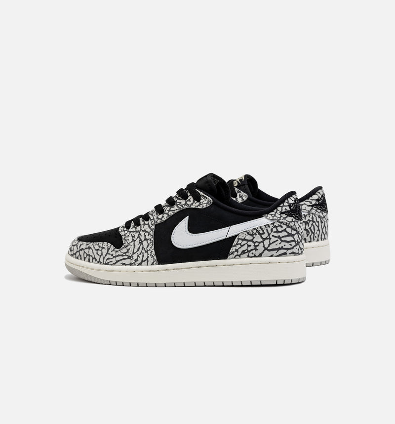 Jordan CZ0790-001 Air Jordan 1 Retro Low OG Black Cement Mens