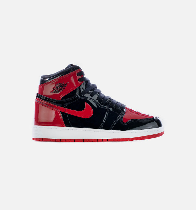 Jordan 1 red 2025 and black grade school