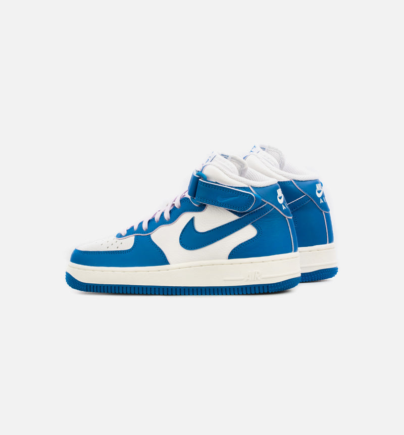 Air Force 1 Mid Womens Lifestyle Shoe - Blue/White