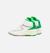 Air Jordan 2 Retro Lucky Green Mens Basketball Shoe - White/Green